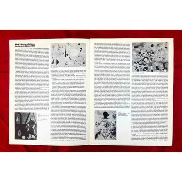 Miro’s Constellations Facsimile Edition 1959 Neuberger Museum Brochure 1983 - Picture 4 of 5